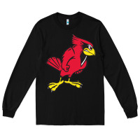 Black illinois state redbirds Long Sleeve Tee - linhVisuals