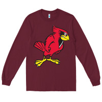 Burgundy illinois state redbirds Long Sleeve Tee - linhVisuals