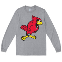 Heather Grey illinois state redbirds Long Sleeve Tee - linhVisuals