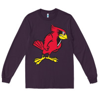 Plum illinois state redbirds Long Sleeve Tee - linhVisuals