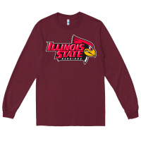 Burgundy illinois state redbirds Long Sleeve Tee - linhVisuals