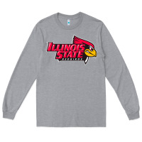 Heather Grey illinois state redbirds Long Sleeve Tee - linhVisuals
