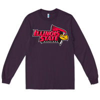 Plum illinois state redbirds Long Sleeve Tee - linhVisuals