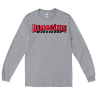 Heather Grey illinois state redbirds Long Sleeve Tee - linhVisuals