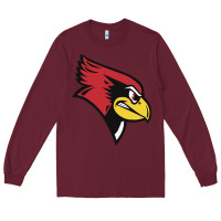 Burgundy illinois state redbirds Long Sleeve Tee - linhVisuals