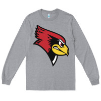Heather Grey illinois state redbirds Long Sleeve Tee - linhVisuals