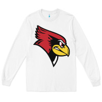 White illinois state redbirds Long Sleeve Tee - linhVisuals