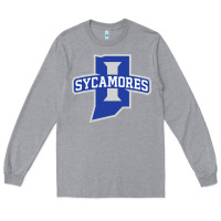 Heather Grey indiana state sycamores Long Sleeve Tee - linhVisuals
