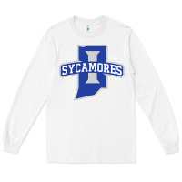 White indiana state sycamores Long Sleeve Tee - linhVisuals