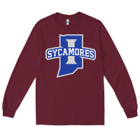 Burgundy indiana state sycamores Long Sleeve Tee - linhVisuals