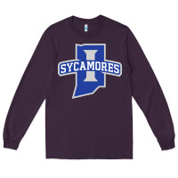 Plum indiana state sycamores Long Sleeve Tee - linhVisuals