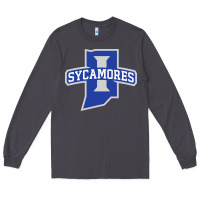 Smoke indiana state sycamores Long Sleeve Tee - linhVisuals