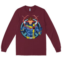 Burgundy cyclops 2 Long Sleeve Tee - linhVisuals