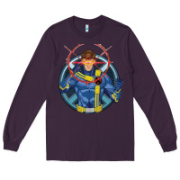 Plum cyclops 2 Long Sleeve Tee - linhVisuals