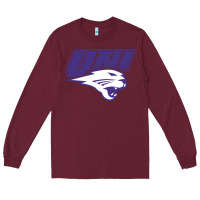 Burgundy northern iowa panthers Long Sleeve Tee - linhVisuals
