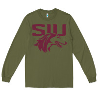 Army Green southern illinois salukis Long Sleeve Tee - linhVisuals