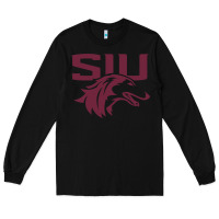 Black southern illinois salukis Long Sleeve Tee - linhVisuals