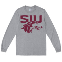 Heather Grey southern illinois salukis Long Sleeve Tee - linhVisuals