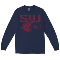 Navy southern illinois salukis Long Sleeve Tee - linhVisuals