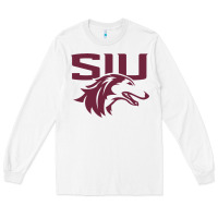 White southern illinois salukis Long Sleeve Tee - linhVisuals
