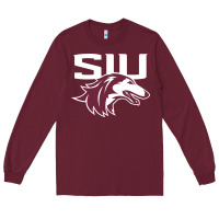 Burgundy southern illinois salukis Long Sleeve Tee - linhVisuals