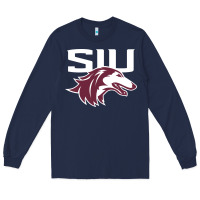 Navy southern illinois salukis Long Sleeve Tee - linhVisuals