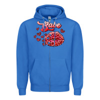 True Royal babe with kiss Zipper Hoodie - RanaPortraitStore