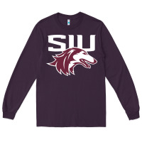 Plum southern illinois salukis Long Sleeve Tee - linhVisuals