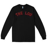 Black the lou retro louis fan tribute  loui cardinal Long Sleeve Tee - linhVisuals