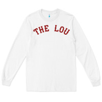 White the lou retro louis fan tribute  loui cardinal Long Sleeve Tee - linhVisuals