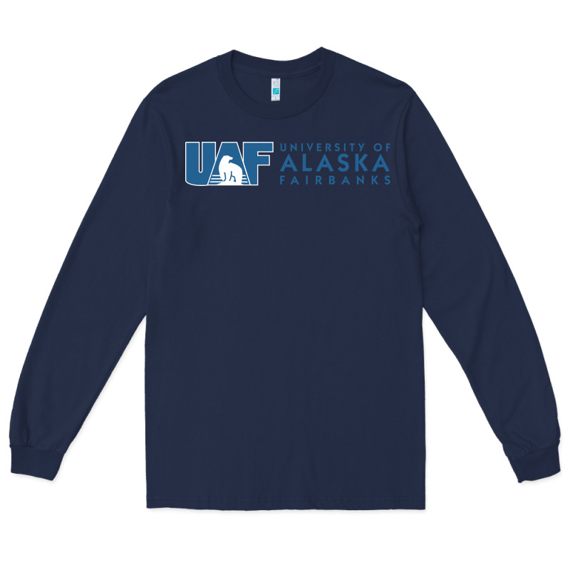 University Of Alaska Fairbanks Long Sleeve Tee by linhVisuals | Teevron