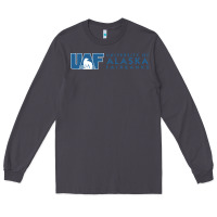 Smoke University of Alaska Fairbanks Long Sleeve Tee - linhVisuals