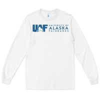 White University of Alaska Fairbanks Long Sleeve Tee - linhVisuals