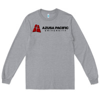 Heather Grey Azusa Pacific University Long Sleeve Tee - linhVisuals