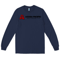 Navy Azusa Pacific University Long Sleeve Tee - linhVisuals