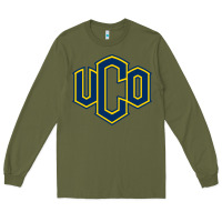 Army Green University of Central Oklahoma Long Sleeve Tee - linhVisuals