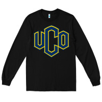 Black University of Central Oklahoma Long Sleeve Tee - linhVisuals