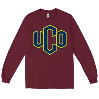 Burgundy University of Central Oklahoma Long Sleeve Tee - linhVisuals