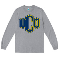Heather Grey University of Central Oklahoma Long Sleeve Tee - linhVisuals
