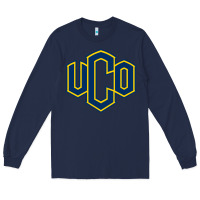 Navy University of Central Oklahoma Long Sleeve Tee - linhVisuals