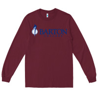 Burgundy Barton College Long Sleeve Tee - linhVisuals