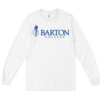 White Barton College Long Sleeve Tee - linhVisuals
