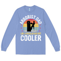 Colony Blue arborist dad tree climber logger woodworker chainsaw mens t shirt Long Sleeve Tee - linhVisuals