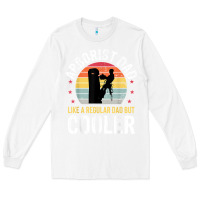 White arborist dad tree climber logger woodworker chainsaw mens t shirt Long Sleeve Tee - linhVisuals