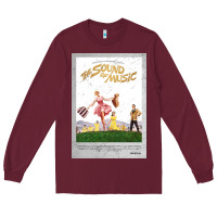 Burgundy the sound of music Long Sleeve Tee - linhVisuals