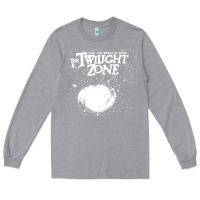 Heather Grey twilight zone vintage faded style design Long Sleeve Tee - linhVisuals