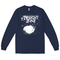 Navy twilight zone vintage faded style design Long Sleeve Tee - linhVisuals