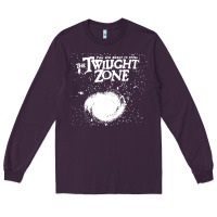 Plum twilight zone vintage faded style design Long Sleeve Tee - linhVisuals