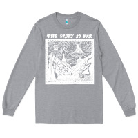 Heather Grey the story   the story so far Long Sleeve Tee - linhVisuals