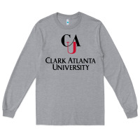 Heather Grey Clark Atlanta University Long Sleeve Tee - linhVisuals